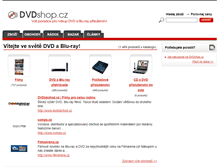 Tablet Screenshot of dvdshop.cz