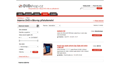 Desktop Screenshot of bazar.dvdshop.cz